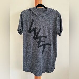 LVFT Lifestyle Apparel Gray Short Sleeve Men's Tee Hoodie